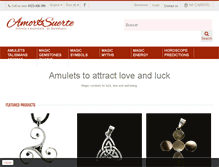 Tablet Screenshot of amorysuerte.com